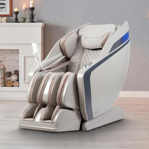 Vista 2 de Osaki Monarch - Silla de masaje de cuerpo completo Gravedad cero 3D SL-Track Tecnología de ahorro de espacio reclinable 9 programas Le Negro
