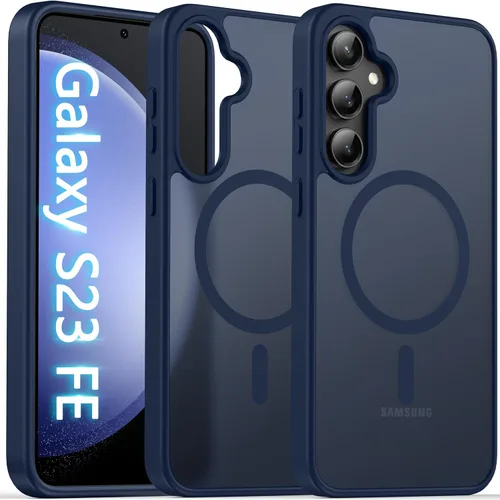 Vista 47 de Oterkin Funda magnética para Samsung Galaxy A17 mate, funda de teléfono A17 compatible con MagSafe esmerilada, translúcida, a prueba de golpes Negro