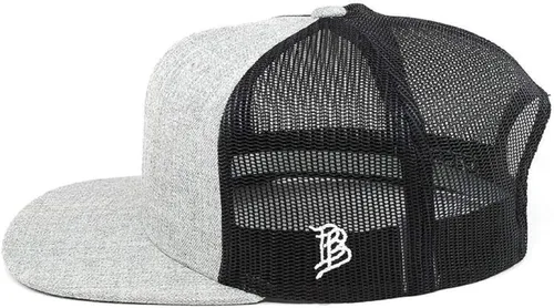 Vista 2 de Branded Bills Sombrero de parche de PVC 'Patriot Flat Trucker - Talla única