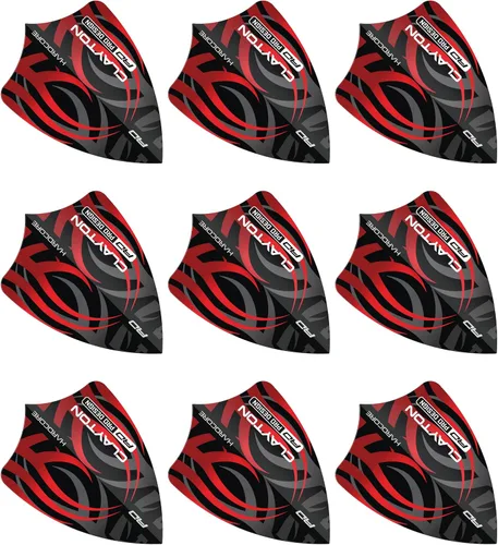 Vista 6 de RED DRAGON Plumas para dardos Hardcore Freestyle - 3 juegos por paquete (9 plumas de dardos en total)