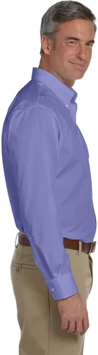 Vista 4 de Van Heusen Men's Dress Shirts Regular Fit Silky Poplin Solid