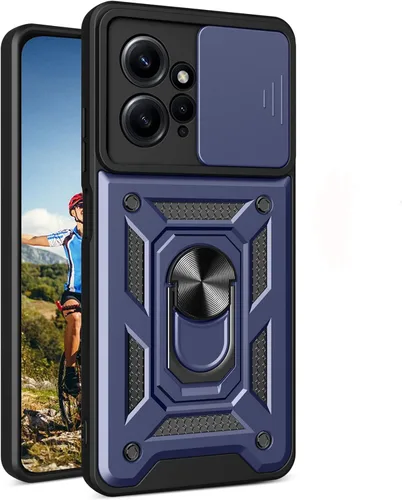 Vista 11 de CCSmall - Funda para Xiaomi Redmi Note 12 Pro+ con cubierta deslizante para cámara SJ color negro