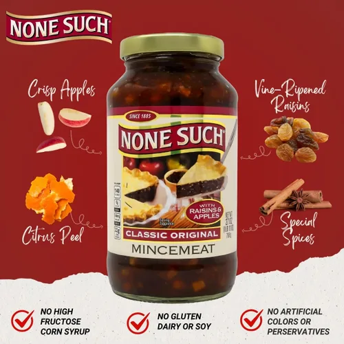 Vista 6 de None Such Classic Original Mincemeat, 27 onzas (paquete de 1)