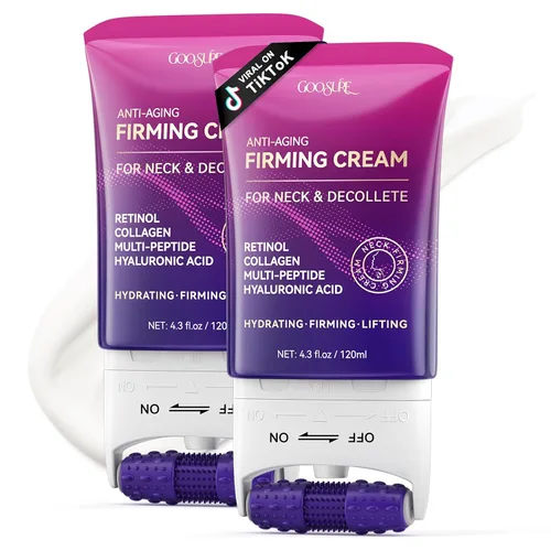 Vista 10 de Crema reafirmante para el cuello con retinol, AH-8 Hexapéptido Colágeno, reafirma la piel flácida en el cuello y escote, promueve la reparación