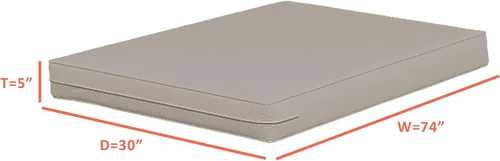 Vista 3 de Covers & All Funda protectora de colchón 100% impermeable, protector de colchón de cama matrimonial con doble cremallera para patio, banco
