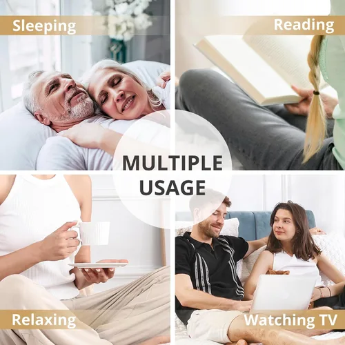 Vista 6 de EGOHOME Marco de cama ajustable individual XL con control remoto inalámbrico, base de cama eléctrica ajustable independiente con inclinación
