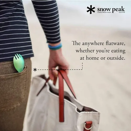 Vista 7 de Snow Peak Tenedor de titanio para uso en exteriores, portátil y duradero, paquete de 4 Assorted 4-Pack