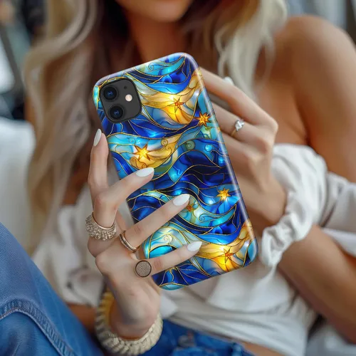 Vista 8 de LUHOURI Funda para iPhone 12 Mini, compatible con carga inalámbrica, doble capa, interior de silicona suave + carcasa exterior dura, bonito diseño