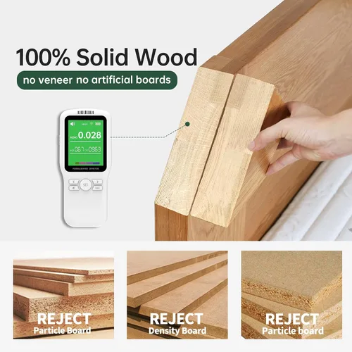 Vista 4 de Perchero de madera maciza, perchero con estantes para dormitorio, sala de estar, entrada, 16 x 20 x 63 pulgadas, madera de roble, natural