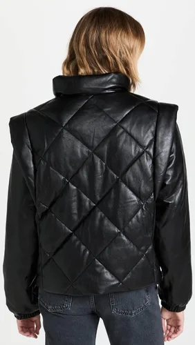 Vista 3 de Pistola Denim Chaqueta acolchada de manga larga Callista para mujer