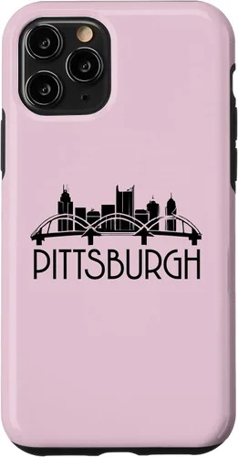 Vista 57 de iPhone 16 Pittsburgh Skyline 412 Steel City Case