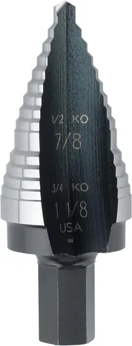 Vista 10 de Broca escalonada UniBit, de Irwin Tools, de 3/16 a 1/2 pulgada