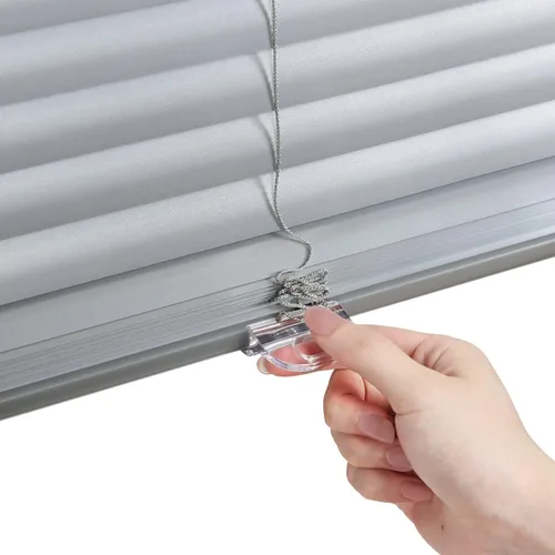 Vista 69 de LazBlinds Mini persianas de aluminio de 1" sin herramientas, sin necesidad de taladro, persianas sin cables para ventanas, persianas horizontales