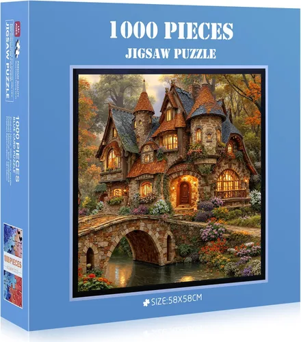 Vista 10 de Rompecabezas de 1000 piezas para adultos, rompecabezas de arte de limón de la costa de Amalfi y pueblo costero, tamaño grande de 28 x 20 pulgadas