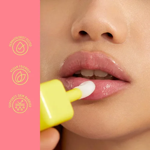 Vista 5 de BYOMA Liptide Lip Mask - Máscara ligera, nocturna - Tratamiento labial con péptidos, aceite de babasú y AHA - Bálsamo hidratante y exfoliante - 0.16