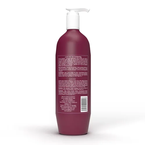 Vista 2 de Loquay Primer color rojo puro brillo champú/efecto luminoso 33.8 oz