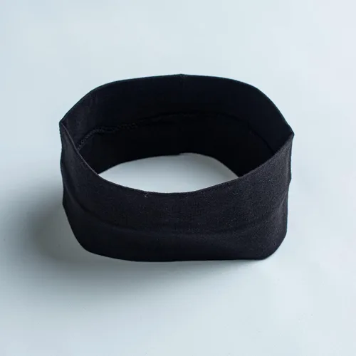 Vista 8 de 6 diademas negras para mujer, diadema de algodón antideslizante, elástica, soporte para la cabeza, accesorios para el cabello