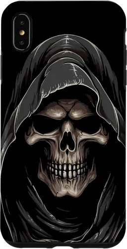 Vista 11 de Carcasa con capucha de fantasma de calavera para iPhone 17