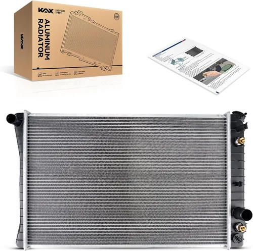 Vista 50 de KAX Radiador, CU1552 Estilo OE Radiador de núcleo de aluminio de montaje por pernos de repuesto Ram1500 1994-1998, Ram2500 1994-1997, Ram3500
