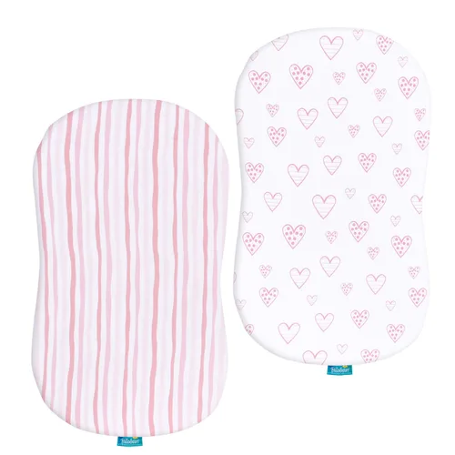 Vista 16 de Sábanas ajustadas de cuna, compatibles con Munchkin Brica Fold N' Go, 2 unidades, 100% algodón de punto jersey, transpirables y súper suaves, Gris
