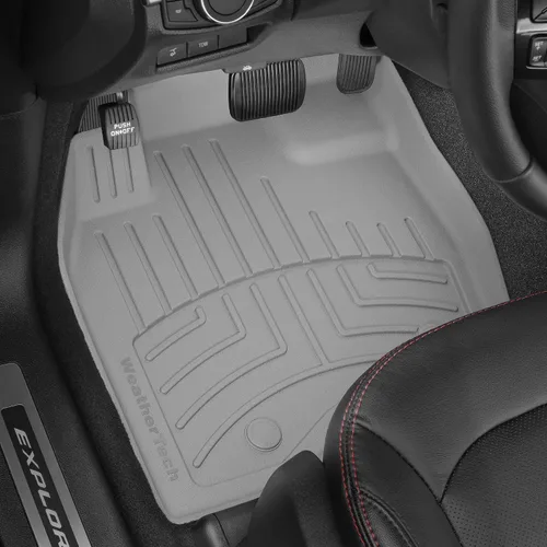 Vista 2 de Weathertech FloorLiner HP Alfombrillas de suelo personalizadas para Jeep Grand Cherokee 4xe - 1ª y 2ª fila (4416961-4417822IM), negro