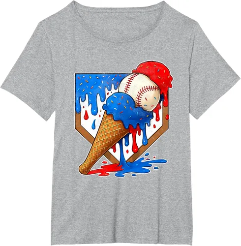 Vista 17 de Camiseta de béisbol desgastada para niños y jóvenes