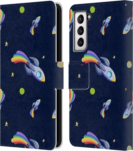 Vista 164 de Head Case Designs Officially Licensed Carla Morrow Colorful Space Dice Patterns Leather Wallet Case Compatible with Samsung Galaxy A07 4G