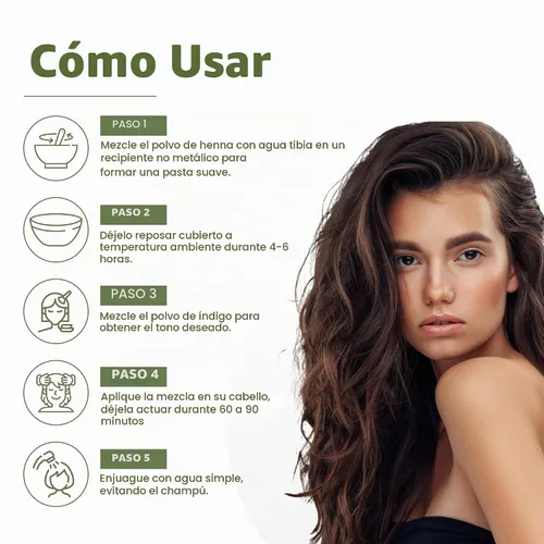 Vista 7 de H&C EXPERTO EN INGREDIENTES A HIERBAS - HENNA E INDIGO POLVO (0.5 LB CADA UNO) - Paquete económico