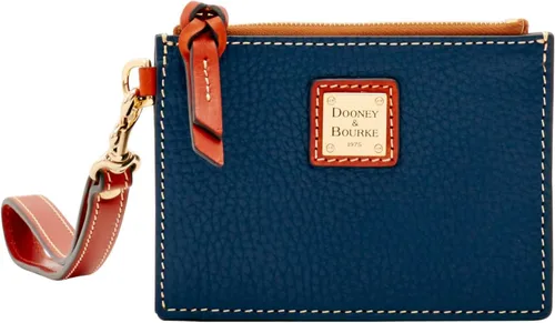 Vista 7 de Dooney & Bourke Bolso de mano, Pebble Grain Zip Top Card Case Wristlet Negro