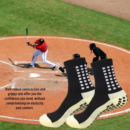 Vista 9 de CABRYONE - Calcetines antideslizantes para hombres y mujeres fitness, deportes, correr, ciclismo, fútbol, baloncesto, voleibol (paquete de 7)