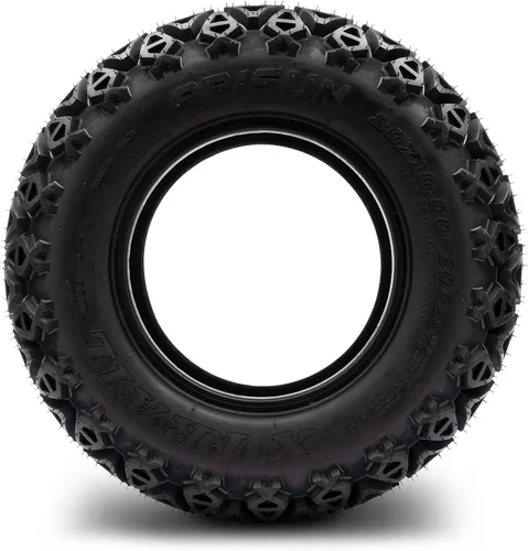 Vista 3 de Arisun X-Trail 20x10-10 DOT - Neumático para carrito de golf todo terreno (6 capas), juego de cuatro Set de cuatro