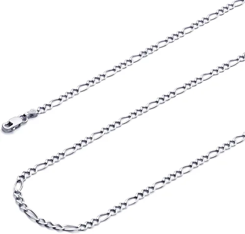 Vista 12 de Wellingsale Cadenas Figaro de oro macizo de 14 quilates (opciones seleccionadas)