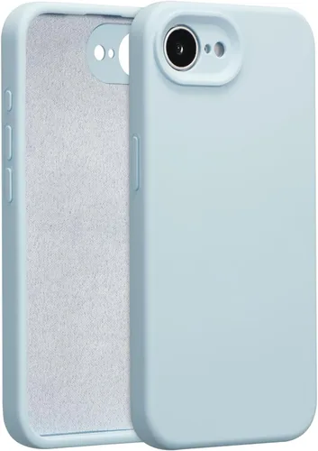 Vista 122 de Funda de silicona para iPhone Air, con [protección completa de la cámara] [forro de microfibra suave antiarañazos], funda de silicona líquida ultra
