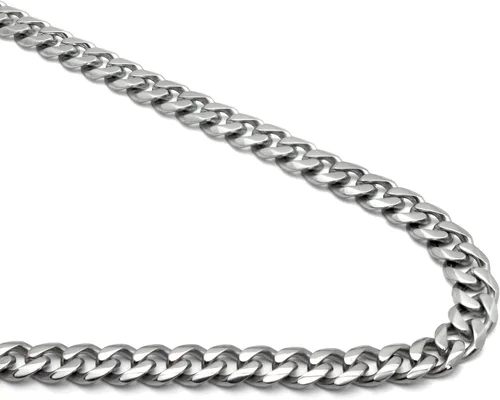 Vista 4 de Cadena de collar de titanio de corte italiano de 0.394 in (longitud 16 - 40 pulgadas)