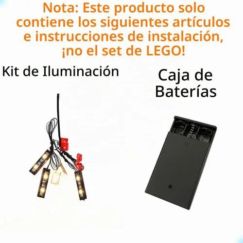 Vista 3 de GEAMENT Kit de luces LED compatible con LEGO Ford F-150 Raptor - Juego de iluminación para modelo de construcción Technic 42126