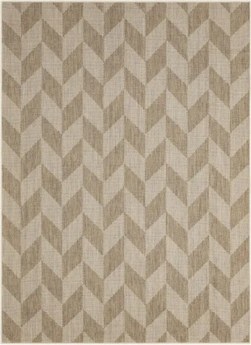 Vista 20 de Nicole Miller New York Patio Country Calla - Alfombra contemporánea de espiga para pasillo de interiores y exteriores, azul/gris, 1 pie y 9 pulgadas