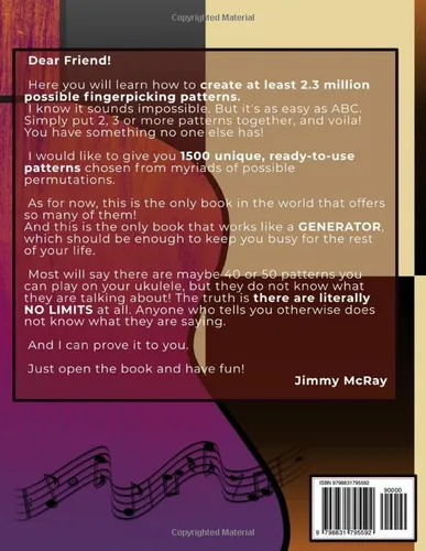 Vista 2 de Fingerstyle Ukulele. Unlimited Fingerpicking Patterns Generator For Soprano Ukulele Vol.1 Fastest Way To Discover Unlimited Finger Picking Patterns