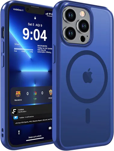 Vista 19 de WRJ Funda magnética mate para iPhone Air de 6.5 pulgadas, [compatible con Magsafe] [protección contra caídas de grado militar], delgada Negro