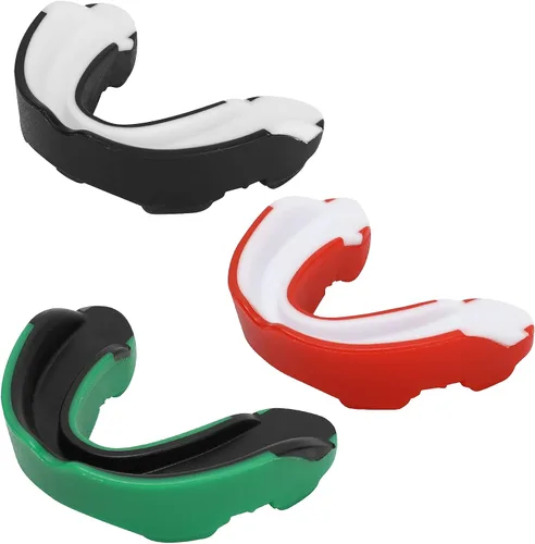 Vista 2 de Number-one Paquete de 3 protectores bucales suaves, protectores bucales deportivos profesionales para boxeo, jujitsu, artes marciales mixtas
