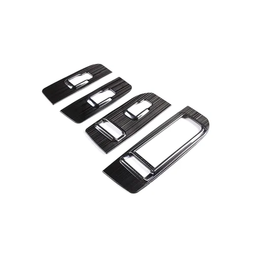 Vista 4 de PIUGILH Kit de ajuste de botón interior para Hummer H3 2005-2007 (negro)