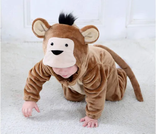 Vista 6 de TONWHAR Baby Boys Girls Animal Bodysuit Infant And Toddlers Romper Jumpsuit Halloween Costume Partywear