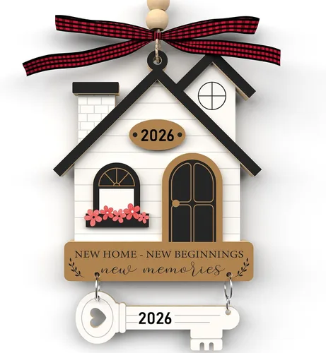 Vista 12 de Regalos de boda para parejas 2025 - Adorno colgante de madera para novia y novio, Sr. y Sra. - Decoración de boda, regalo para recién casados