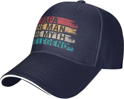 Vista 16 de Papa The Man The Myth The Legend Baseball Cap for Men Women Adjustable Funny Dad Hat