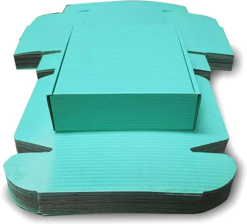 Vista 39 de Cajas de embalaje de envío pequeñas negras KAXILU 20 piezas Cajas de envío L6xW6xH2 pulgadas Adecuadas para embalaje de comercio electrónico