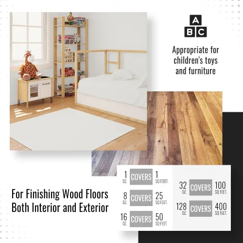 Vista 6 de Real Milk Paint, Aceite de Tung Puro para Acabado de Madera, Tablas de Cortar, Muebles de Exterior, Bloques de Carnicero, Pisos de Madera, Grado