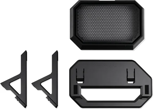 Vista 20 de Thermaltake Carcasa ATX Tower 600 negra de media torre; 3 paneles de vidrio templado; soporte de placa base de conector oculto; ranuras PCI-e
