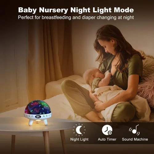 Vista 5 de YACHANCE Proyector de luz nocturna de dinosaurio para niños con temporizador y control remoto. Regalos de dinosaurios para niños de 1 a 12 años.
