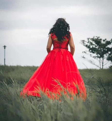 Vista 4 de QXMYOO Vestido de fiesta de quinceañera, vestido de princesa para adolescentes