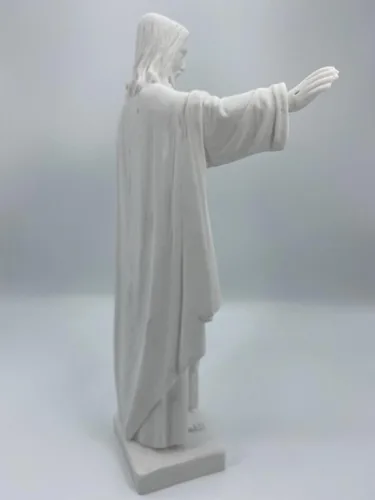 Vista 6 de THE FAITH GIFT SHOP Estatua Blanca del Sagrado Corazón de Jesús Montmatre Made in Italy/Estatua Blanca del Sagrado Corazon de Jesus Hecha en Italia