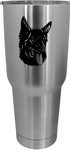 Vista 120 de Cairn Terrier - Vaso grabado con temática de perro, 30 onzas